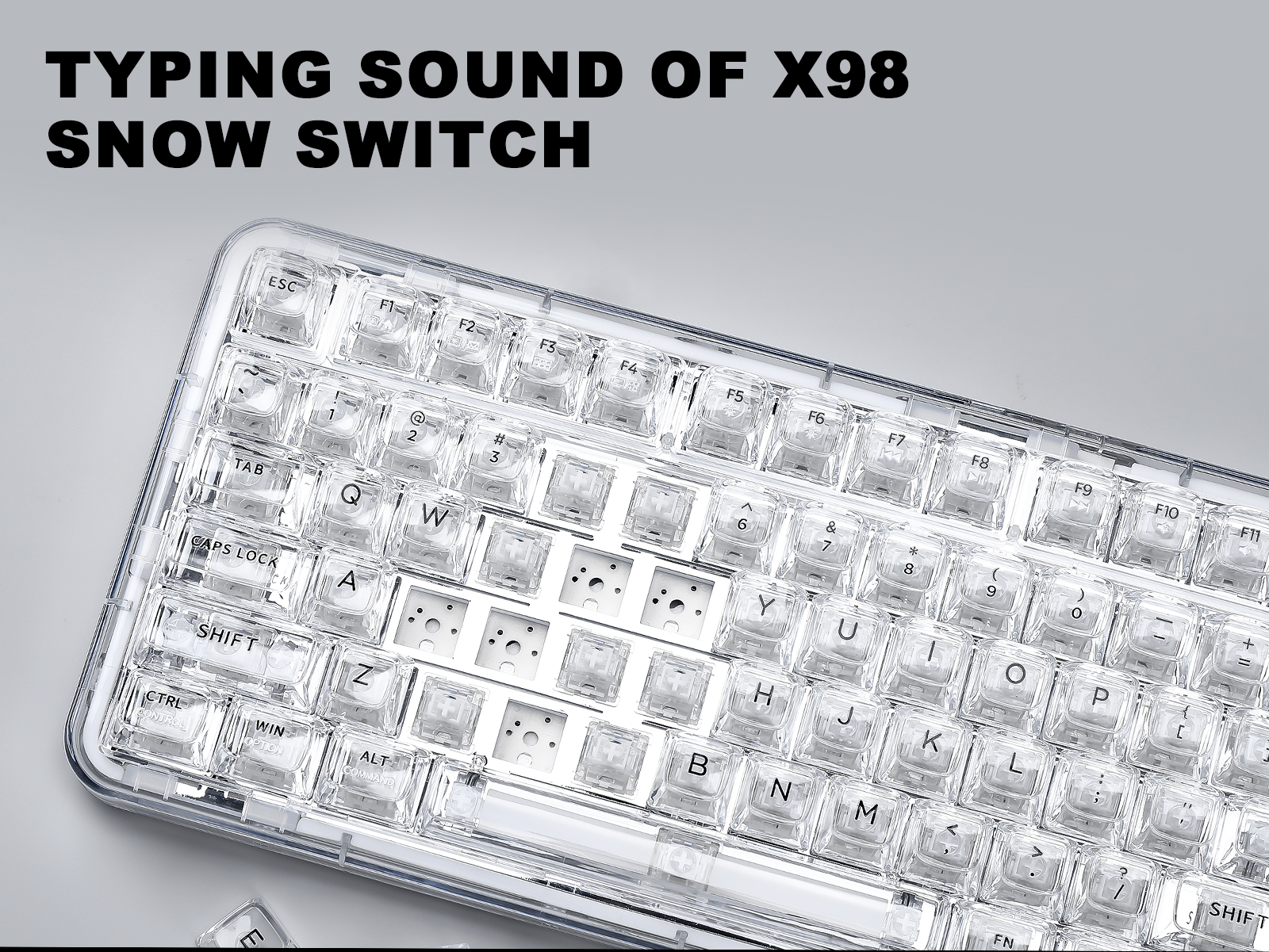 Amazon.com: YUNZII X98 QMK/VIA Wireless Mechanical Gaming Keyboard